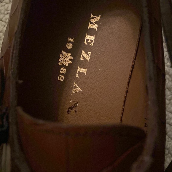 Croc-Embossed Leather Monk Strap Loafers size 9 - Picture 7 of 14